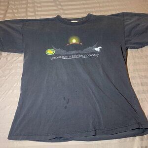 Labour Day Edmonton Eskimo Vs Calgary Stampeders Vintage Shirt Size XL